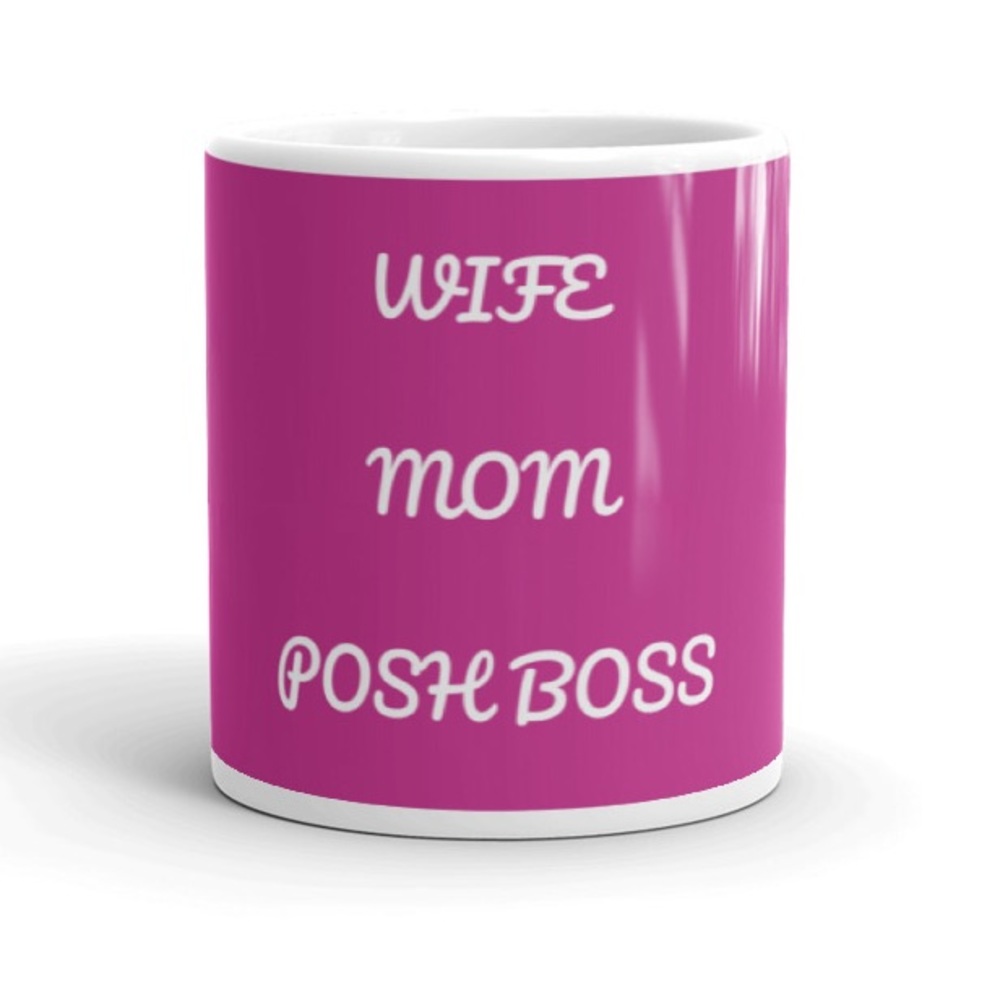 WIFE MOM POSHBOSS MUG *NWT*